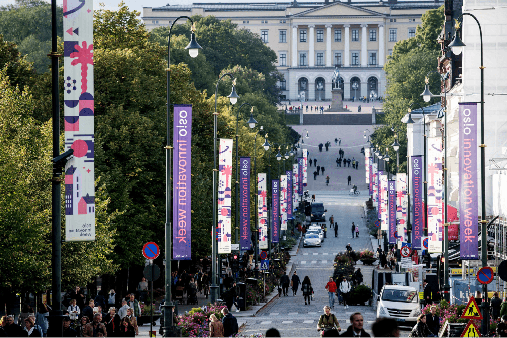 Street during Oslo Innovation Week